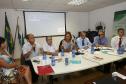 Reunião do Conselho Estadual de Saúde sobre a proposta da Fundação Estatal de Atenção em Saúde do Paraná (Funeas), projeto de Lei 726/13 do Governo do Estado, com a participação do Ministério Público da Saúde, de gestores da Saúde, e de representantes de entidades sindicais e da sociedade civil. Curitiba, 14/02/2014. Foto: Jonas Oliveira/ANPr