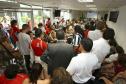 Reunião do Conselho Estadual de Saúde sobre a proposta da Fundação Estatal de Atenção em Saúde do Paraná (Funeas), projeto de Lei 726/13 do Governo do Estado, com a participação do Ministério Público da Saúde, de gestores da Saúde, e de representantes de entidades sindicais e da sociedade civil. Curitiba, 14/02/2014. Foto: Jonas Oliveira/ANPr