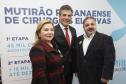 Governador Beto Richa junto com o secretário da Saúde, Michele Caputo Neto, assina contrato de gestão entre a secretaria da Saúde e a Fundação Estatal de Atenção em Saúde do Paraná (FUNEAS), e prorroga o Mutirão Paranaense de Cirurgias Eletivas. Presente o secretário da Infraestrutura e Logística, José Richa Filho, prefeitos e demais autoridades. Curitiba, 23/08/2016. Foto: Pedro Ribas/ANPr