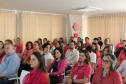 O evento “Outubro Rosa — um toque de amor, previna-se” teve como intuito levar informações às equipes que compõem a Funeas. A solenidade foi organizada pela diretoria técnica da Fundação e contou com uma palestra ministrada pela gerente de enfermagem e hotelaria da Funeas, Rosângela Galvão Cordeiro, que abordou diversos assuntos acerca do câncer de mama