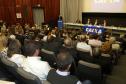 O governador Beto Richa participa nesta segunda-feira (19), no auditório da Caixa Econômica Federal, da apresentação das Linhas de Créditos, BNDS Saúde e Caixa Hospitais. Participaram: presidente da Caixa Econômica Federal, Gilberto Occhi e o ministro da Saúde, Ricardo Barros, entre outros.Curitiba, 19-12-16.Foto: Arnaldo Alves / ANPr.