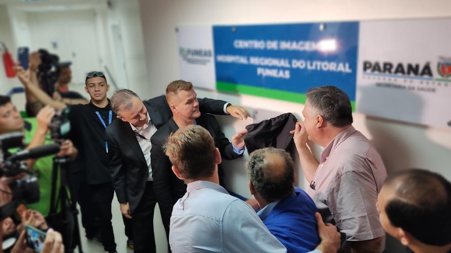 Inauguração do Centro de Imagem do Hospital Regional do Litoral - FUNEAS e investimentos