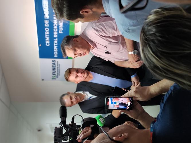 Inauguração do Centro de Imagem do Hospital Regional do Litoral - FUNEAS e investimentos