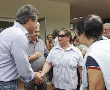 Governador Beto Richa acompanha junto com a secretária da Família e Desenvolvimento Social, Fernanda Richa, o mutirão eletivo de cirurgias de catarata no Hospital Municipal Padre Germano Lauck. Foz do Iguaçu, 07/06/2016. Foto: Pedro Ribas/ANPr
