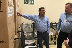 Centro Hospitalar de Reabilitação entrega cadeira de rodas número 100