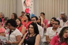 O evento “Outubro Rosa — um toque de amor, previna-se” teve como intuito levar informações às equipes que compõem a Funeas. A solenidade foi organizada pela diretoria técnica da Fundação e contou com uma palestra ministrada pela gerente de enfermagem e hotelaria da Funeas, Rosângela Galvão Cordeiro, que abordou diversos assuntos acerca do câncer de mama