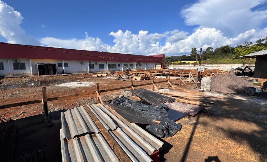 Obras para a ala da hemodinâmica avançam no Hospital Regional do Sudoeste