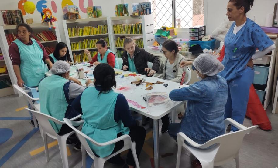 Ateliê terapêutico - Hospital Infantil Waldemar Monastier