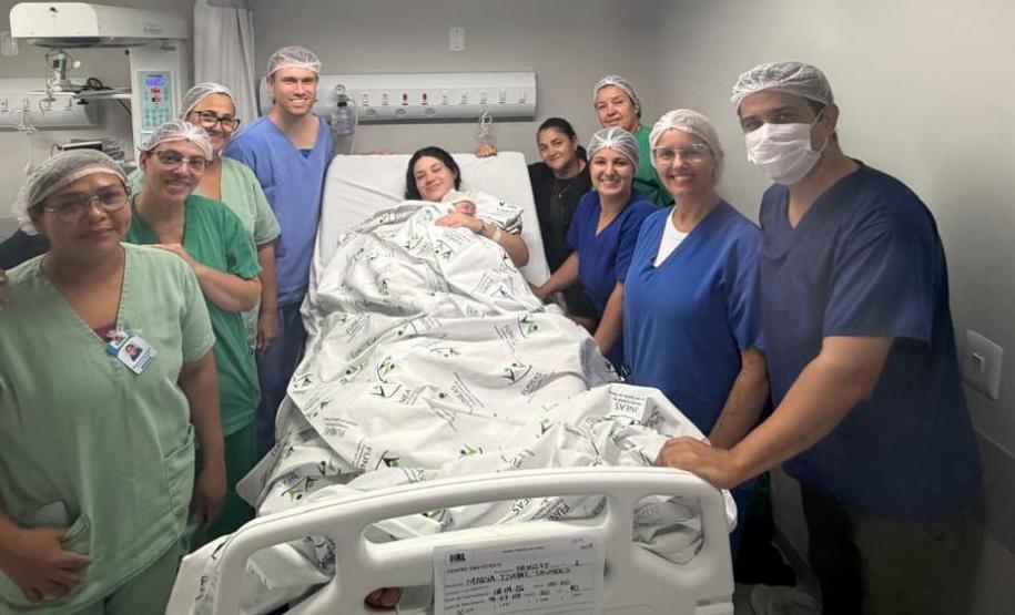 HRL - Nascimento primeiro bebe nova maternidade