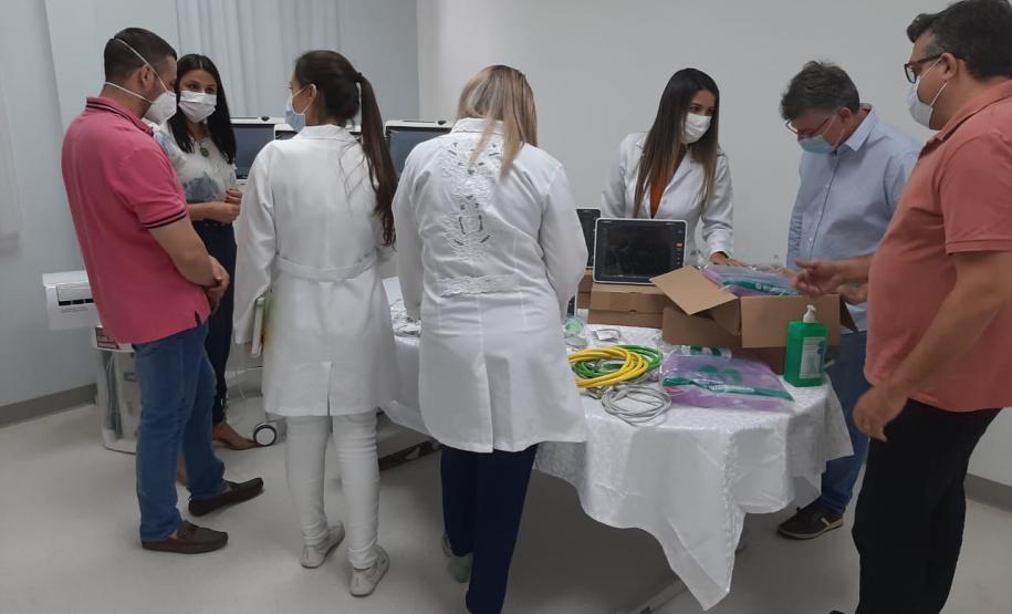 HRNP respiradores e monitores HRNP Recebe respiradores e monitores