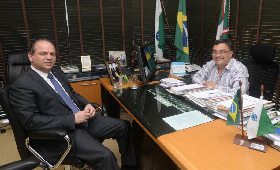 Caputo Neto recebe ministro e discute novos investimentos para o Paraná