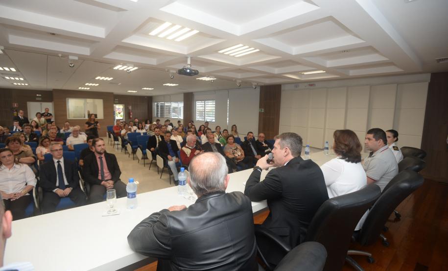 Posse de nova diretoria do Hospital Regional do Litoral.
Curitiba,17/05/2017
Foto:Venilton Küchler